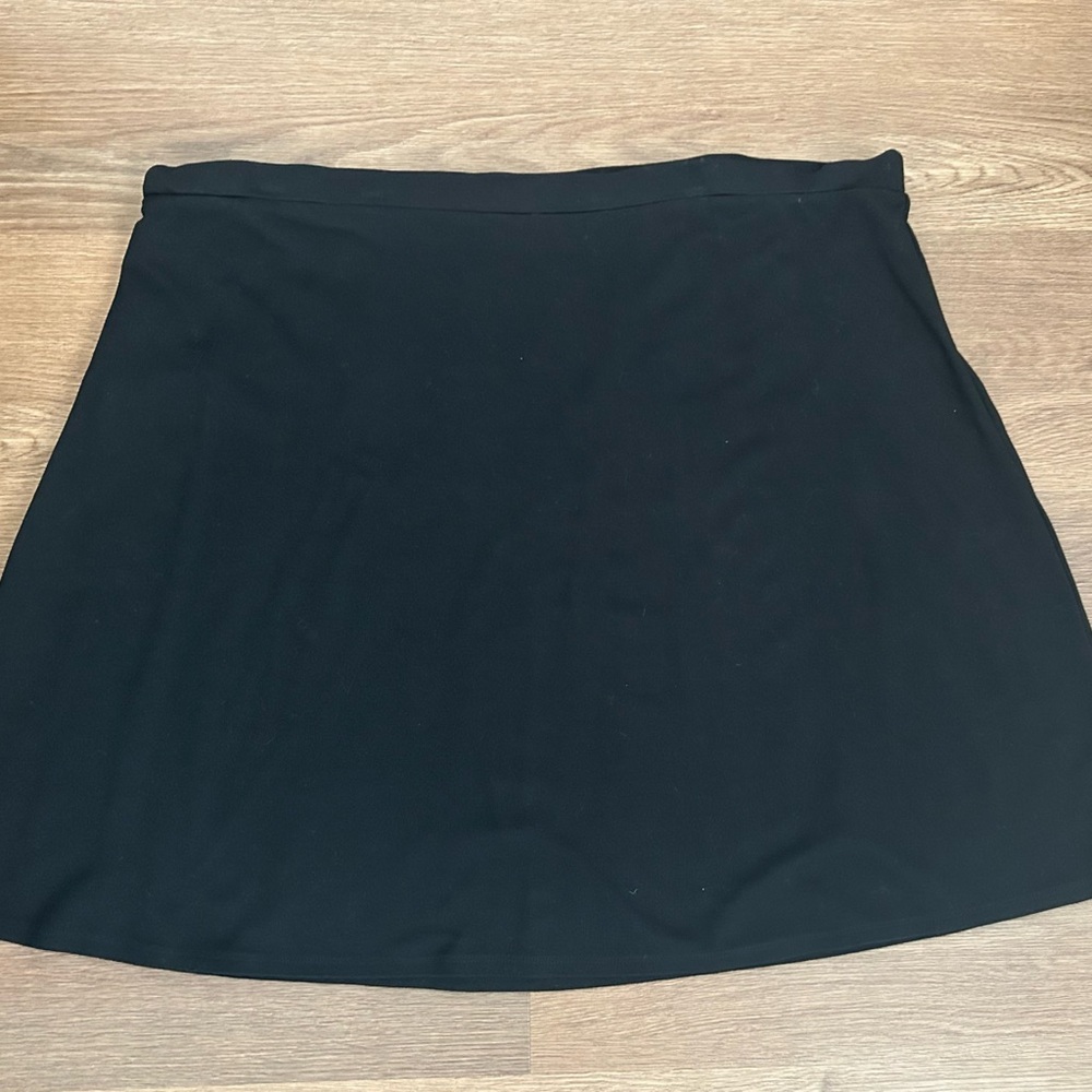 Versatile Black Skater Skirt